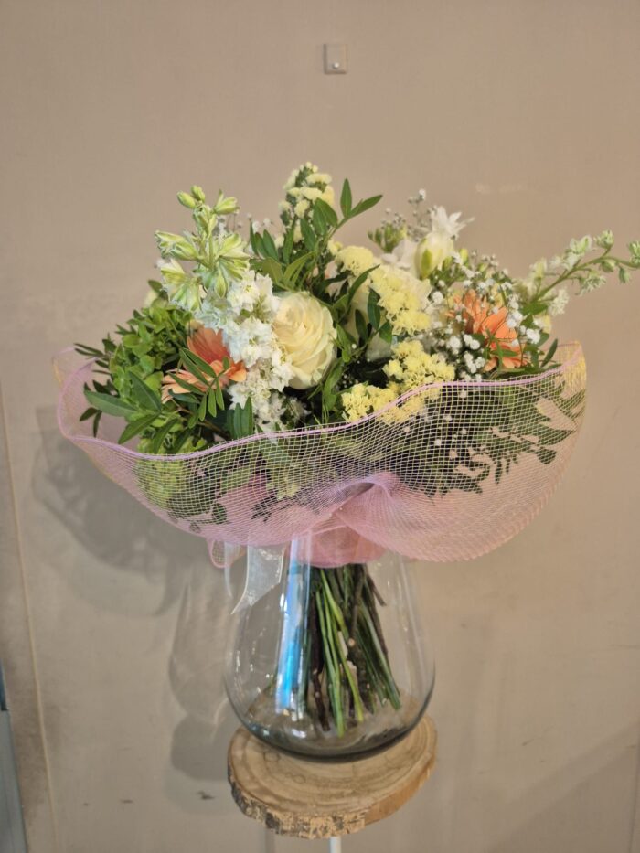 Bouquet con rejilla dulce armonia - Imagen 2